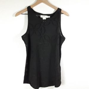H&M L.O.G G. textured  tank top size small